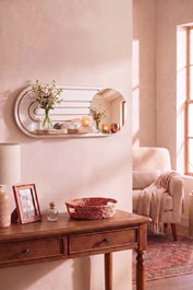 Hanah Home Estantería de pared Blanca Artmtkwll8